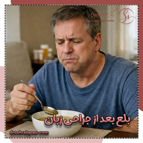 بلع بعد از جراحی زبان + دکتر سعید سهراب پور