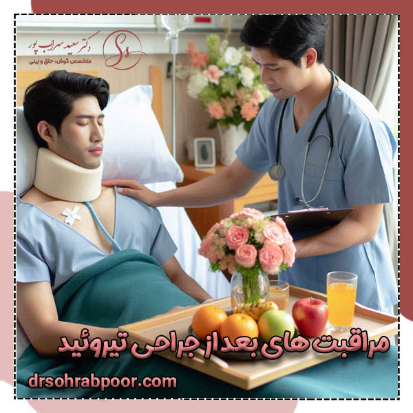 مراقبت های بعد از جراحی تیروئید + دکتر سعید سهراب پور